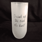 Drink up we Tied the knot