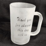 Thank you for sharing the day with us glass