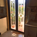 Sandblased door